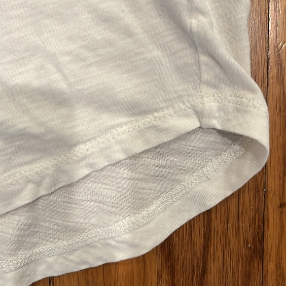 Madewell Whisper Cotton Ringer Retro Crewneck Soft Tee T-shirt - Picture 3 of 3